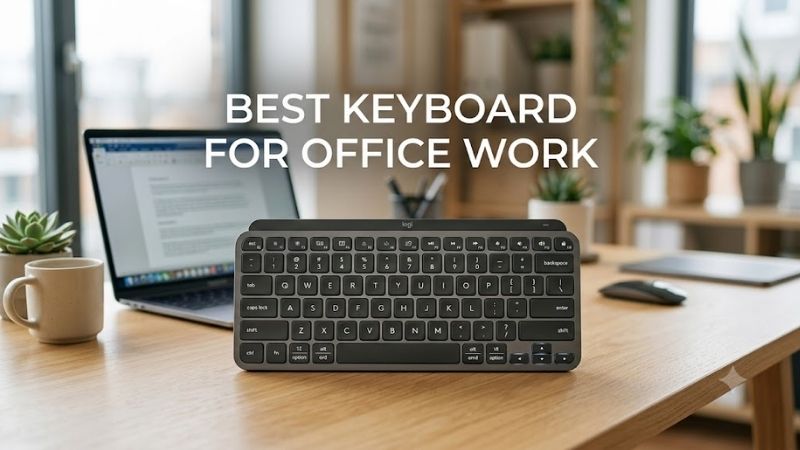 Logitech MX Keys S — Best for Premium Office Productivity