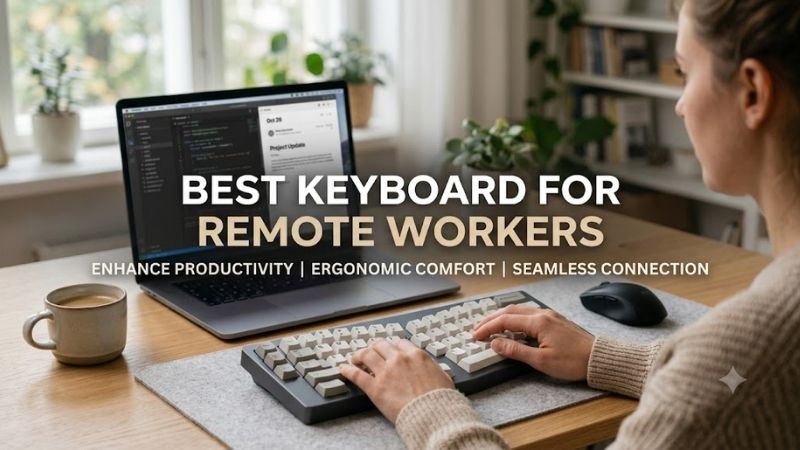 Logitech MX Keys S — Best Overall for Remote Workers