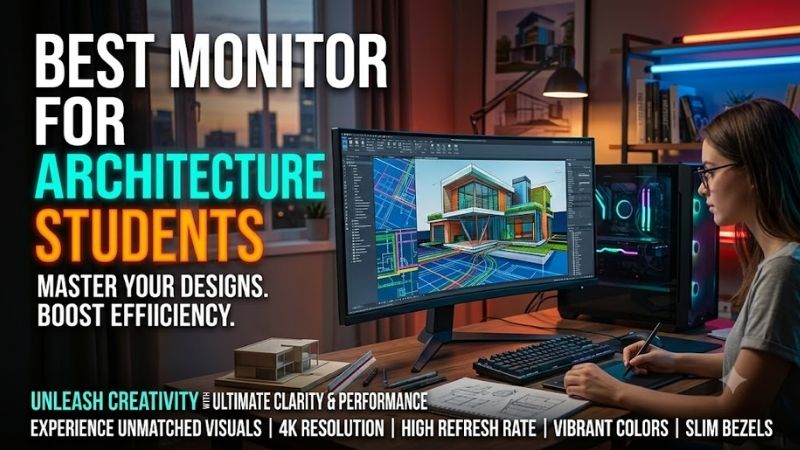 Dell UltraSharp U2723QE — Best for Compact CAD Desks