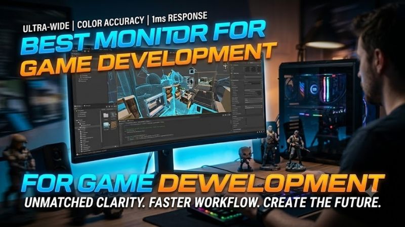 Dell UltraSharp U3225QE — Best Overall for Game Development