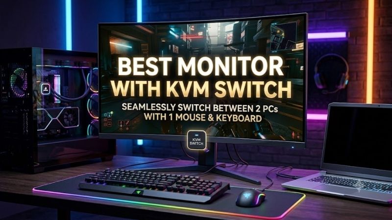 Gigabyte M32U — Best 4K KVM Monitor for Mixed Use