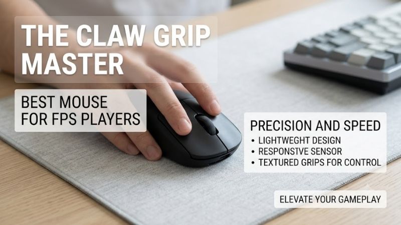 How I Chose the Best Claw Grip FPS Mice