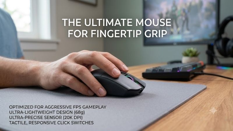 How We Chose Mice for Fingertip Grip FPS