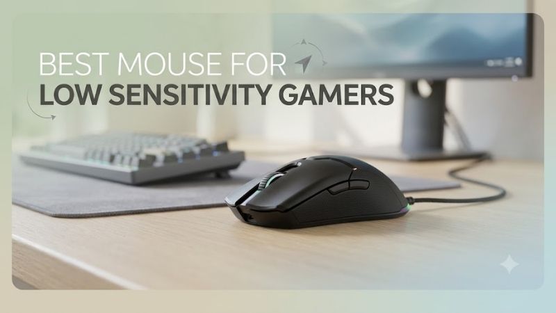 Best Mouse for Low Sensitivity Gamers Compared