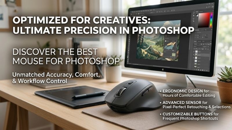 Logitech MX Master 3S — Best Overall for Photoshop