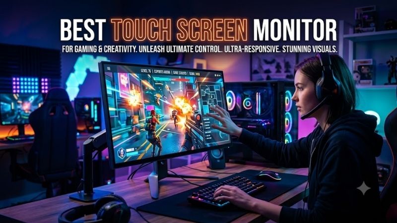 Dell P2424HT — Best for a USB-C Desk Setup