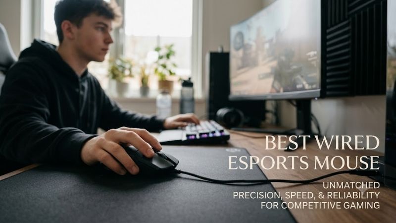 Razer DeathAdder V3 — Best Ergonomic Wired Esports Mouse
