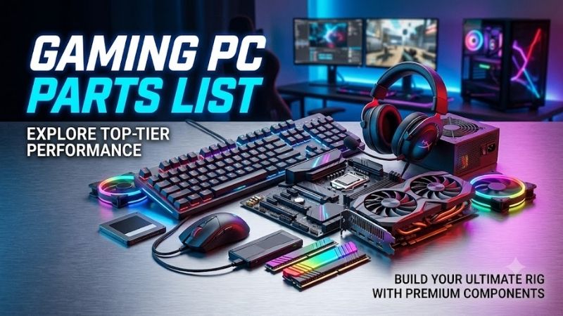 How to Choose the Best Gaming PC Parts List Components