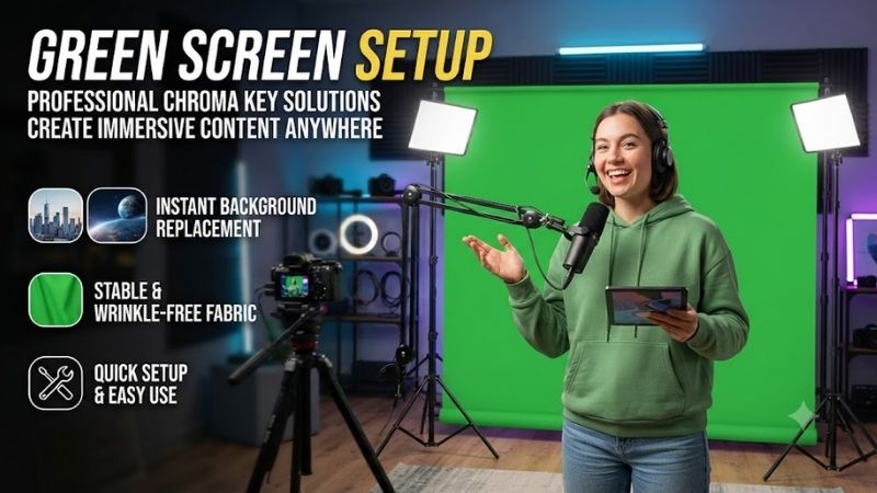 How to Choose the Best Green Screen Setup