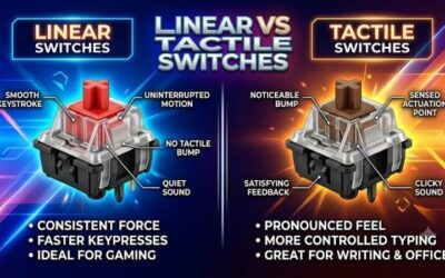 Linear vs Tactile Switches: Ultimate Guide for Best Clicks