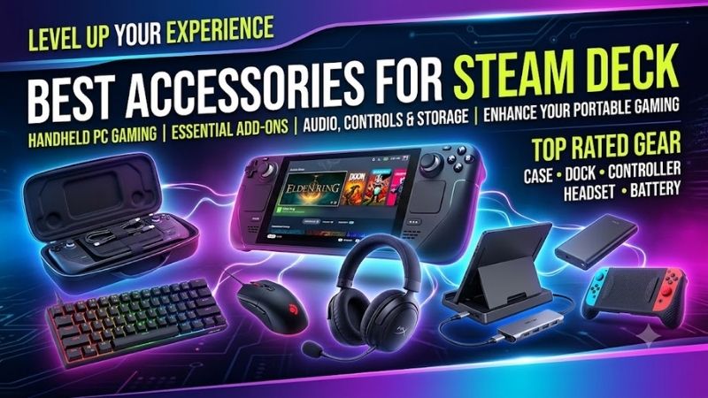 Best Steam Deck Accessories Compared