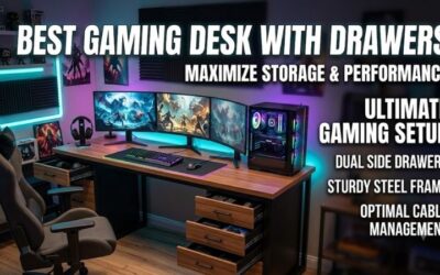 Best Gaming Desk With Drawers for Organized PC Setups