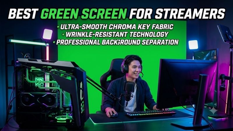 Best Green Screens for Streamers at a Glance