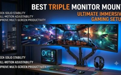 Best Triple Monitor Mount for Gaming and Work Setups