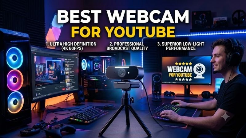 Best Webcams for YouTube at a Glance