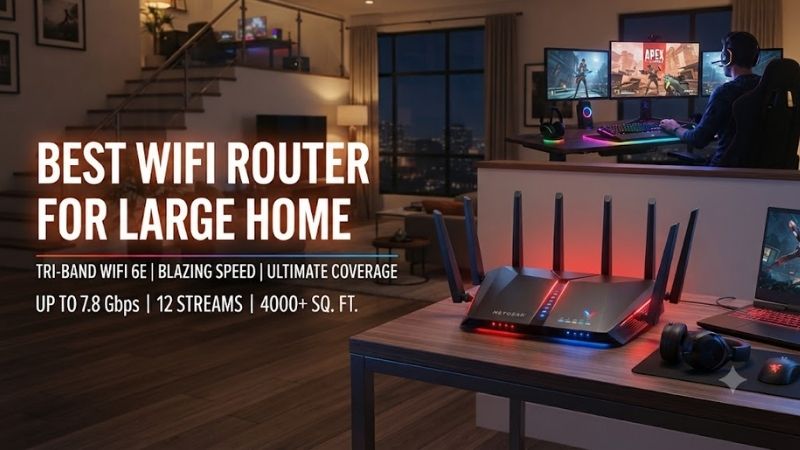 Best WiFi Routers for Large Homes at a Glance