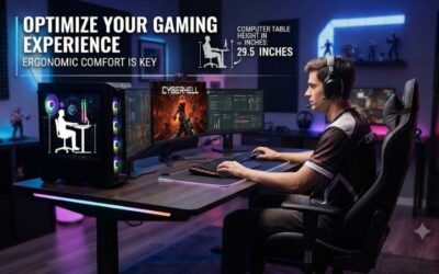 Computer Table Height in Inches: Ideal Desk Size Guide