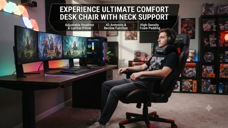 Best Desk Chair With Neck Support: 5 Ergonomic Picks 2026