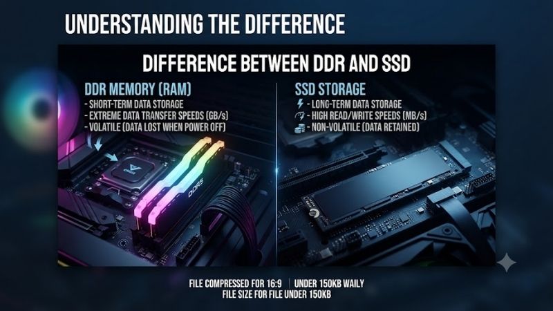Difference Between Ddr And Ssd