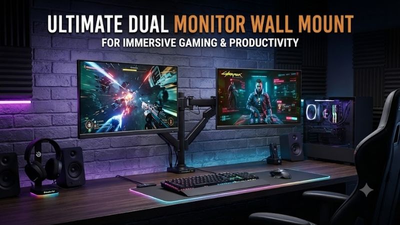 Best Dual Computer Monitor Wall Mounts Compared