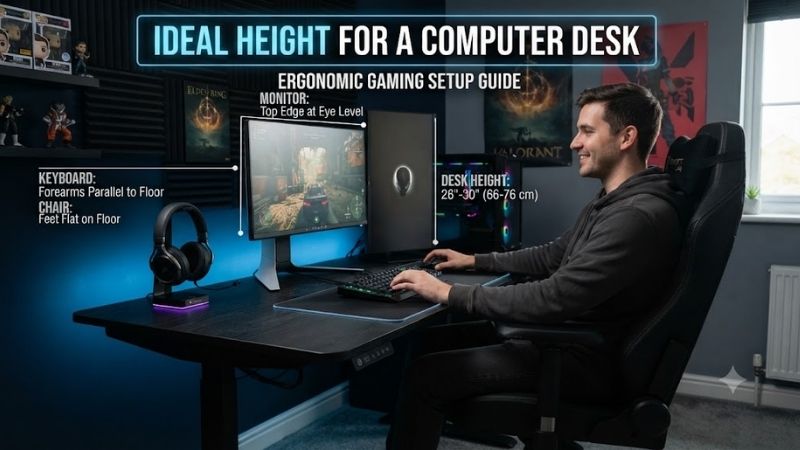 What Is the Ideal Computer Desk Height?