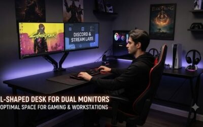 Best L-Shaped Desk for Dual Monitors: 5 Spacious Picks 2026