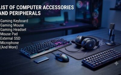 List Of Computer Accessories And Peripherals Explained