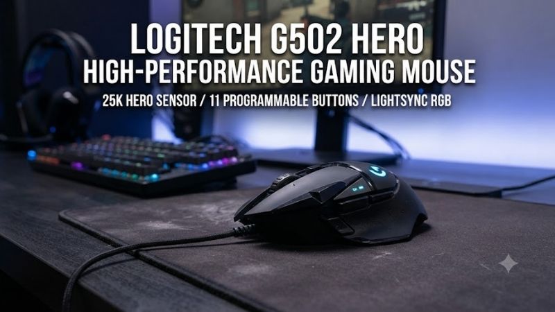 Logitech G502 HERO Overview