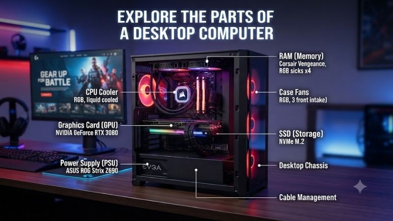 What Are the Main Parts of a Desktop Computer?
