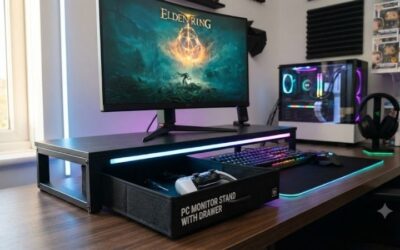 Best PC Monitor Stand With Drawer for Desk Organization