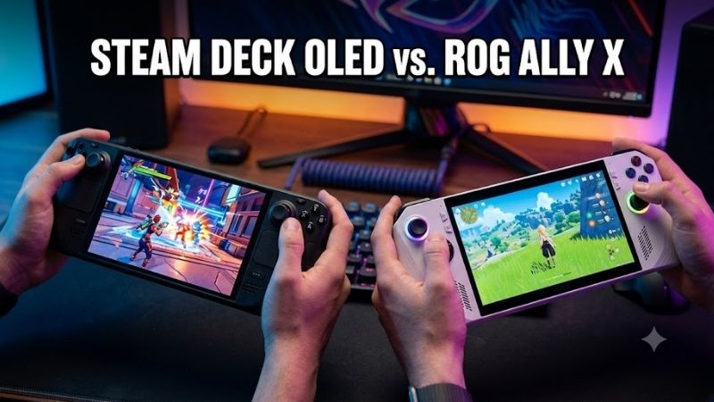 Steam Deck OLED vs ROG Ally X: Specs