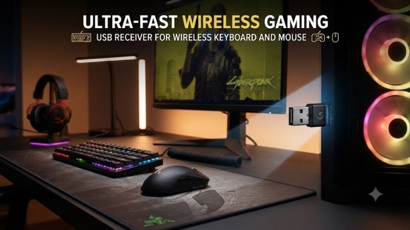 What Is a USB Receiver for a Wireless Keyboard and Mouse?
